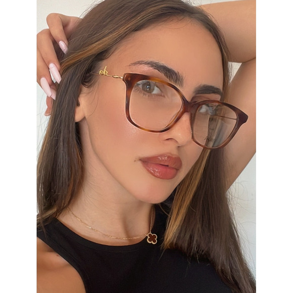 NEW Dior SignatureO BI Cat Eye Frames in Brown Havana - Picture 1 of 6